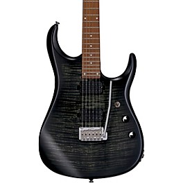 Sterling by Music Man JP150F... Sterling by Music Man JP150FM John Petrucci Signature Electric Guitar Transparent Black Stain