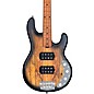 Sterling by Music Man StingRay Ray34HH Spalted Maple Top Maple Fingerboard Electric Bass Natural Burst Satin thumbnail