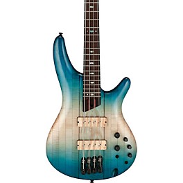 Ibanez Premium SR4CMLTD 4-String Electric Bass Guitar Caribbean Islet Low Gloss