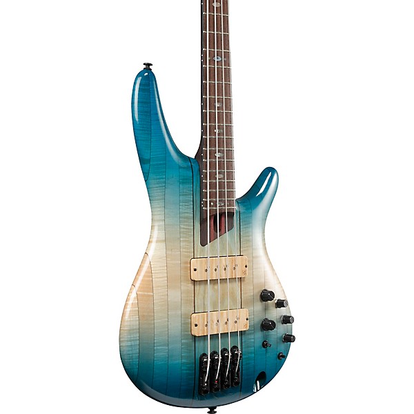 Ibanez Premium SR4CMLTD 4-String Electric Bass Guitar Caribbean Islet Low Gloss