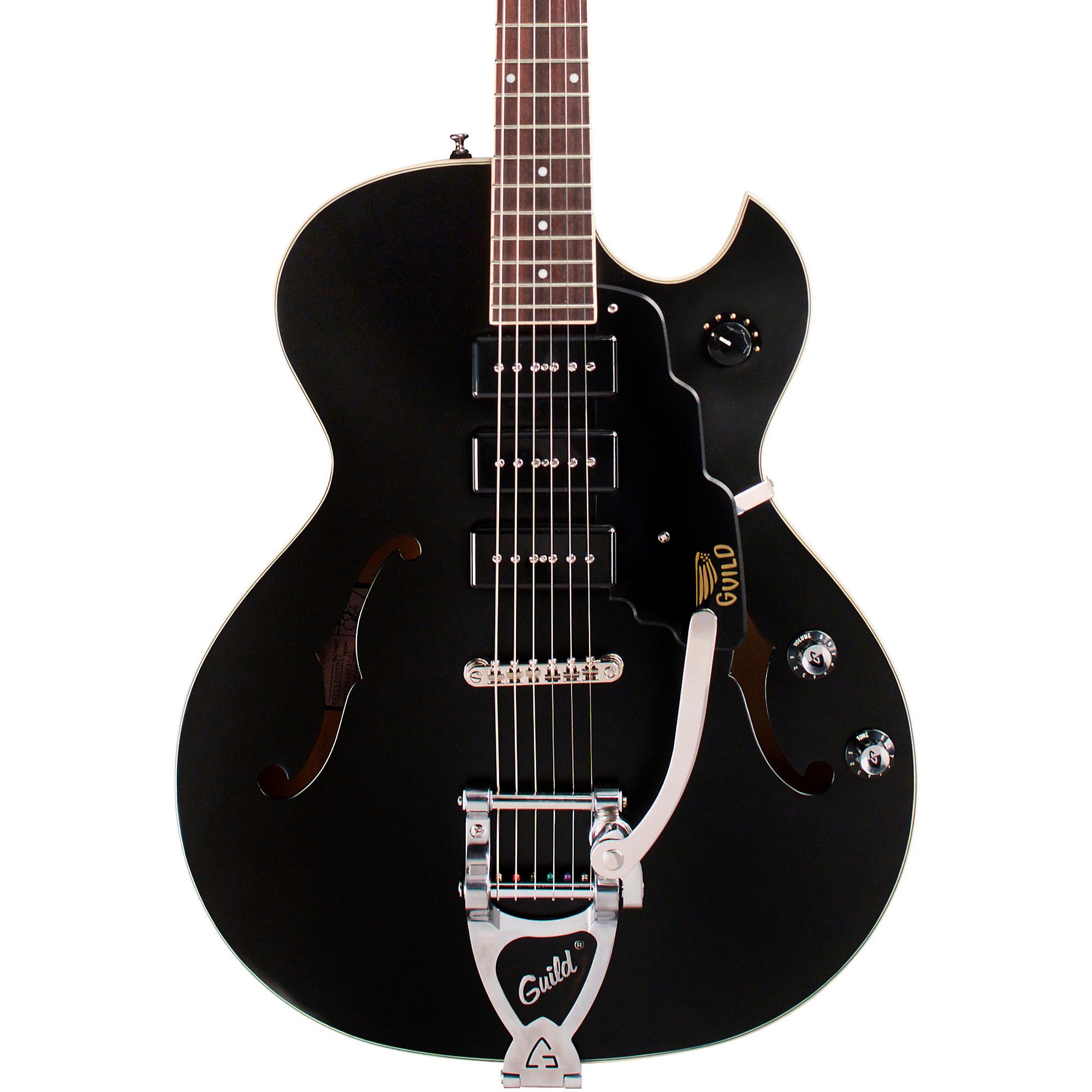 Guild Starfire I Jet90 Semi-Hollow Electric Guitar Satin Black