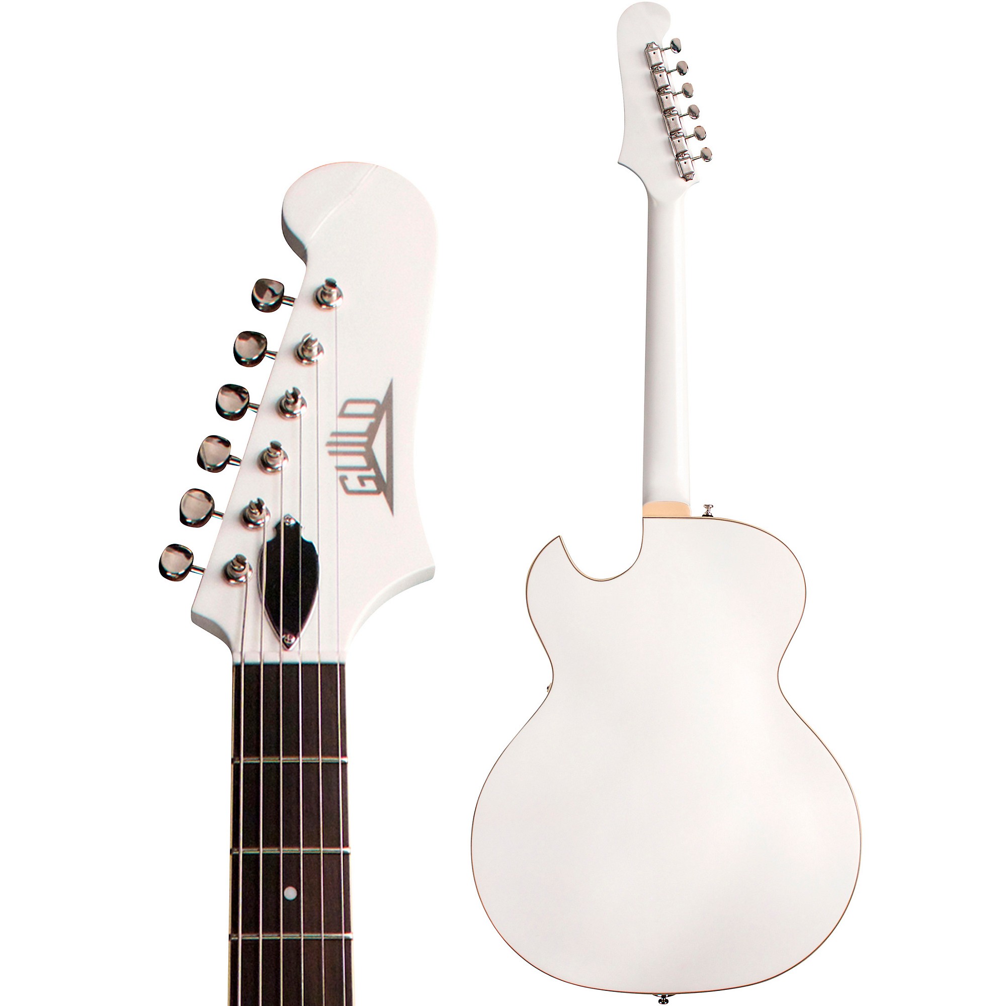 Guild Starfire I Jet90 Semi-Hollow Electric Guitar Satin White