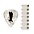 PRS Celluloid White Guitar Picks Heavy 72 Pack PRS Celluloid White Guitar Picks Medium 72 Pack