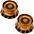 PRS Lampshade Knobs, Set of 2 Amber PRS Lampshade Knobs, Set of 2 Amber