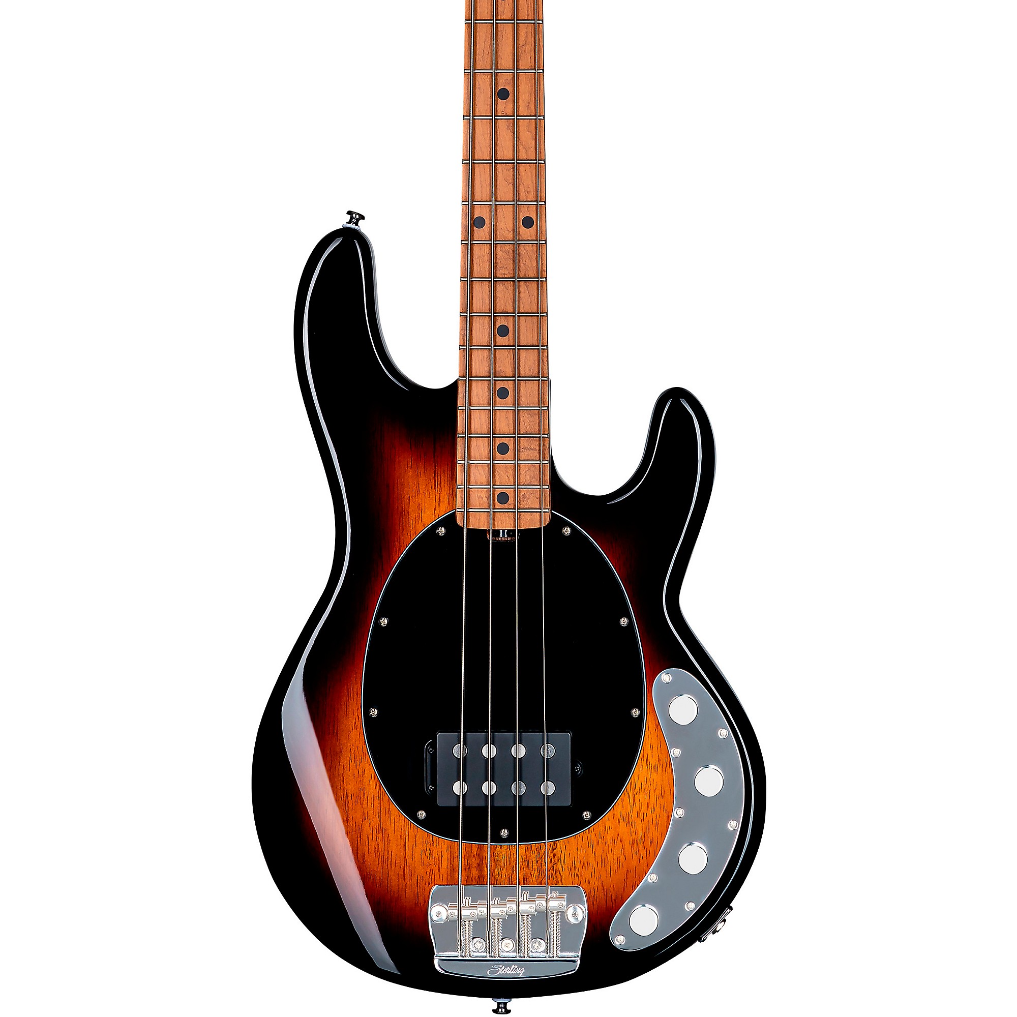 Sterling by Music Man StingRay Ray34 Maple Fingerboard Electric Bass  Vintage Sunburst