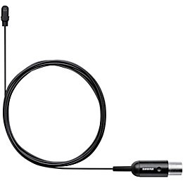 Shure DL4 DuraPlex Omnidirectional Waterproof Lavalier Microphone (MTQG Connector) MTQG Black