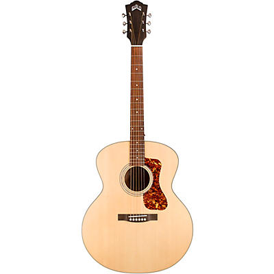 Guild F-240E Westerly Collection Jumbo Acoustic-Electric Guitar Natural for sale