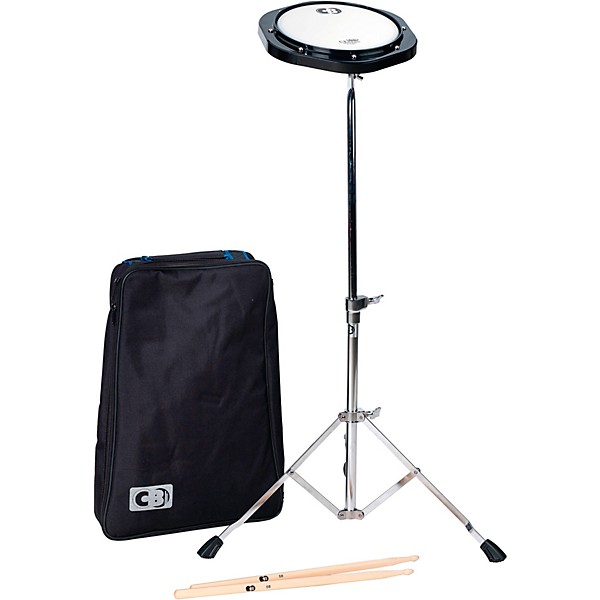 CB Percussion Practice Pad Kit with Stand & Bag 8 in.