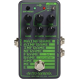 Open Box Electro-Harmonix Mainframe Bit Crusher Effects Pedal Level 1 Gray