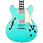 D'Angelico Deluxe Series Mini DC With USA Seymour Duncan Humbuckers Limited-Edition Semi-Hollow Electric Guitar Matte Surf Green thumbnail