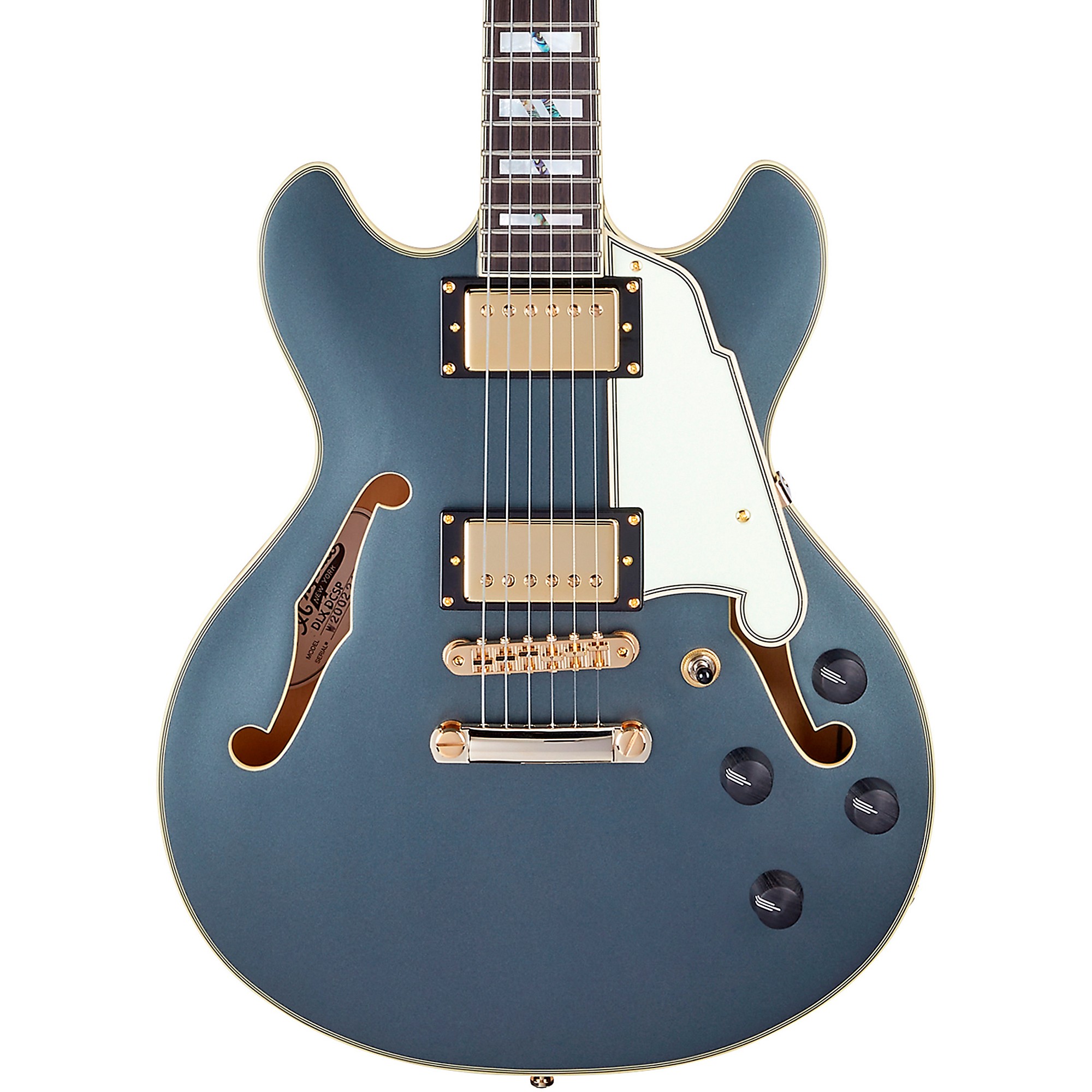 Open Box D'Angelico Deluxe Series Mini DC With USA Seymour Duncan