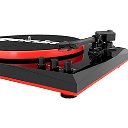 Gemini TT-900BR Vinyl Record Player Turntable With Bluetooth and Dual Stereo Speakers Black/Red