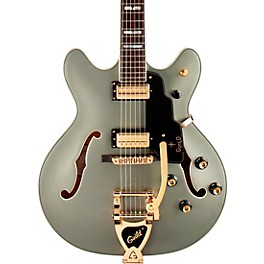 Open Box Guild Starfire VI Semi-Hollow Electric Guitar with Guild Vibrato Tailpiece Level 1 Shoreline Mist