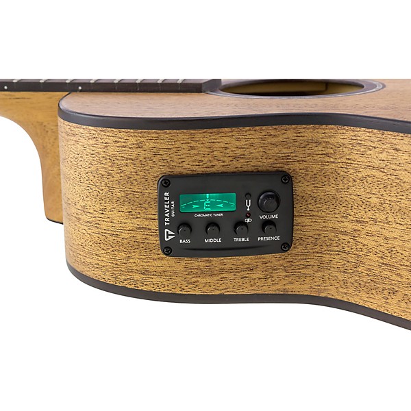 Traveler Guitar Redlands Concert Acoustic-Electric Bass Guitar Mahogany