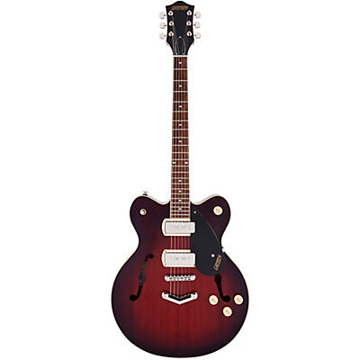 Gretsch Guitars G2622-P90 Streamliner Center Block Double-Cut P90 Electric Guitar With V-Stoptail Claret Burst for sale