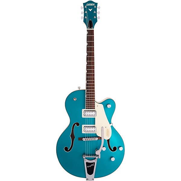 Gretsch Guitars G5410T Limited Edition Electromatic "Tri-Five" Hollow Body Single-Cut with Bigsby Two-Tone Ocean Turquoise...