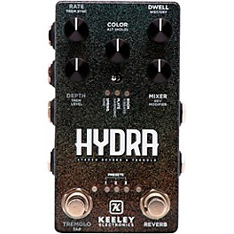 Keeley Hydra Stereo Reverb & Tremolo Effects Pedal Cosmos Keeley Hydra Stereo Reverb & Tremolo Effects Pedal Cosmos