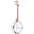 Gold Tone Lightup Little Gem Banjo-Ukulele (Amethyst) Diamond Gold Tone Lightup Little Gem Banjo-Ukulele (Amethyst) Diamond