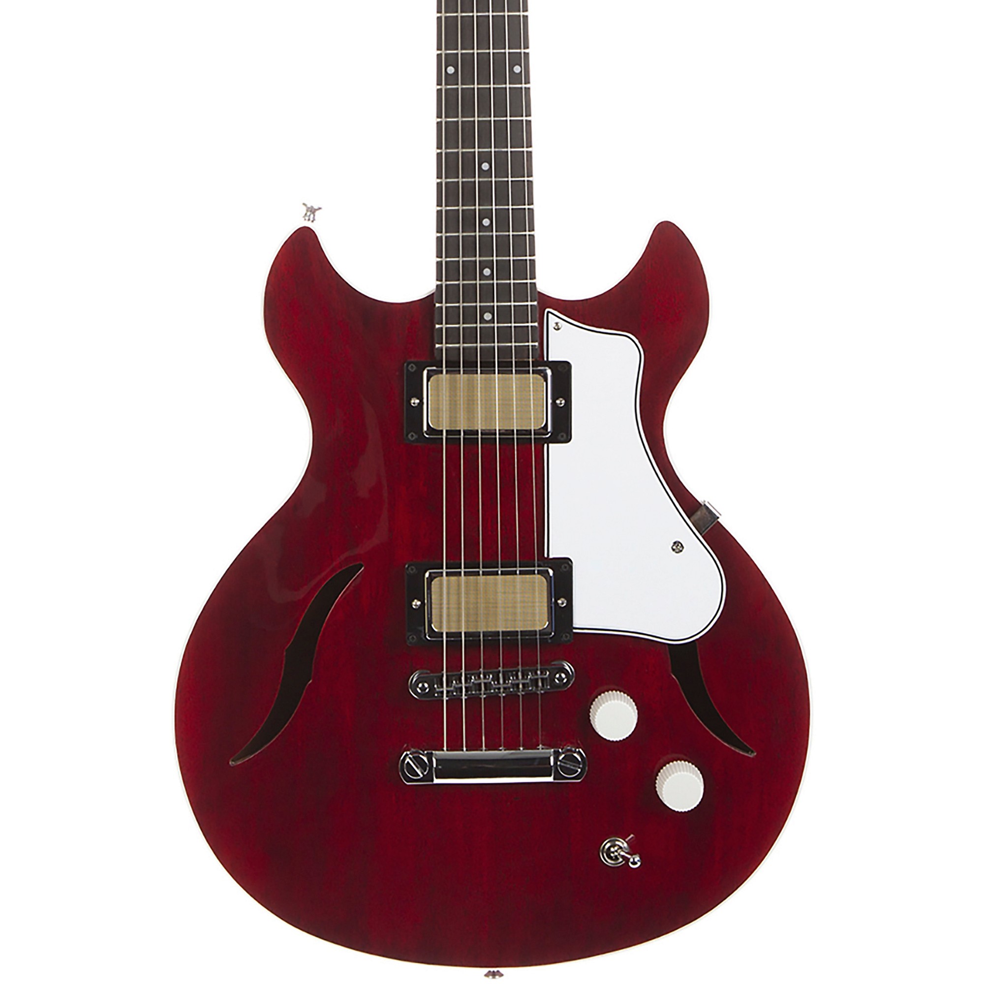 red harmony electric guitar