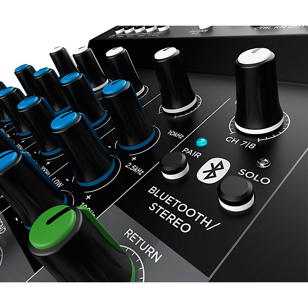 3in1 - 8ch Mixer / 2x2 Audio Interface / Bluetooth - The All New Harbinger  LX8 Audio Mixer 