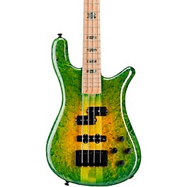 Spector NS2 Maple Burl/Wimbish Neck Green