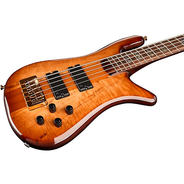 Spector NS5 Roasted/Spalted/Macassar Tobacco Burst