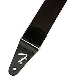 Fender Right Height Rayon Guitar Strap Black 2 in.