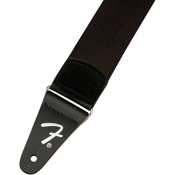 Fender Right Height Rayon Guitar Strap Black 2 in. | Guitar Center