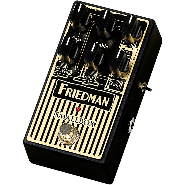 Open Box Friedman Smallbox Overdrive Effects Pedal Level 1 Black