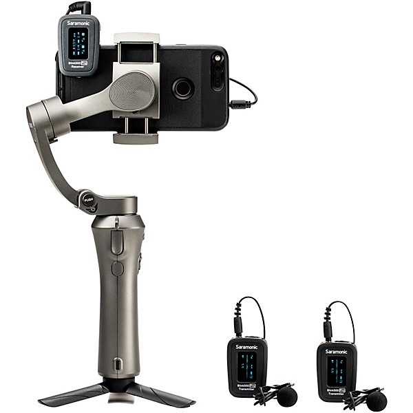 Saramonic Blink 500 Pro B2 Advanced 2.4 GHz 2-Person Wireless Clip-On Microphone System with Lavaliers