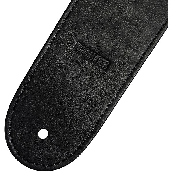 RICHTER Springbreak II Leatherette Guitar Strap Black 3.15 in.