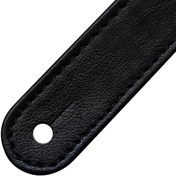 RICHTER Springbreak II Leatherette Guitar Strap Black 3.15 in.