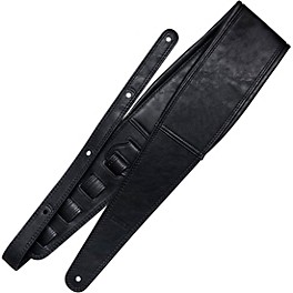 RICHTER Springbreak III Leatherette Guitar Strap Black 4.33 in.