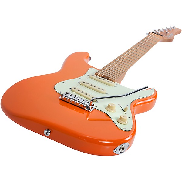 Schecter Guitar Research Nick Johnston Traditional S/S/S 6-String Electric Guitar Atomic Orange