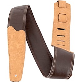 Martin 2.5" Floral Embossed Guitar Strap Brown