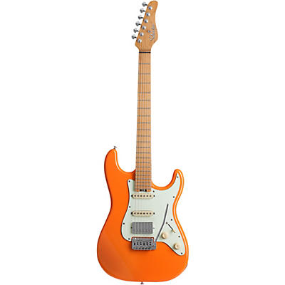 Schecter Guitar Research Nick Johnston Traditional H/S/S 6-String Electric Guitar Atomic Orange for sale