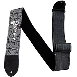 Martin 2" Denim Guitar Strap Premier Paisley