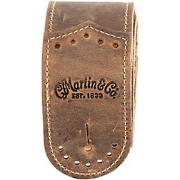 Martin 2.5" Wingtip Leather Guitar Strap Brown