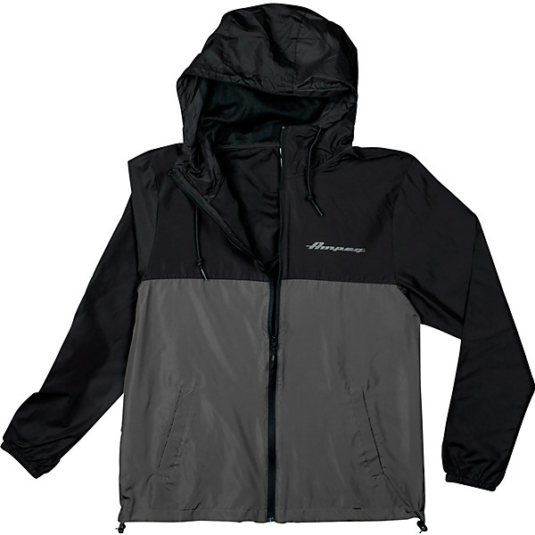 Ampeg Ampeg 2 Tone Windbreaker-Grey & Black X Large Black/Gray