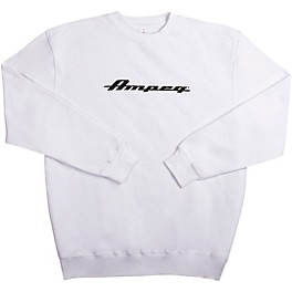 Ampeg Ampeg Lane Crew Neck Pullover- White Medium White Ampeg Ampeg Lane Crew Neck Pullover- White Large White