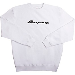 Ampeg Ampeg Lane Crew Neck Pullover- White Medium White Ampeg Ampeg Lane Crew Neck Pullover- White Medium White