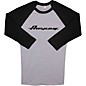 Ampeg Ampeg Raglan Black Sleeve Shirt - White Large Black and White thumbnail