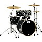 PDP by DW Concept Maple 5-Piece Shell Pack with Chrome Hardware Satin Black thumbnail