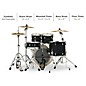 PDP by DW Concept Maple 5-Piece Shell Pack with Chrome Hardware Satin Black