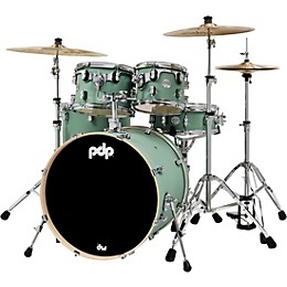 PDP by DW Concept Maple 5-Piece Shell Pack with Chrome Hardware Satin Seafoam