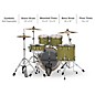 PDP by DW Concept Maple 5-Piece Shell Pack with Chrome Hardware Satin Olive