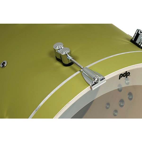 PDP by DW Concept Maple 5-Piece Shell Pack with Chrome Hardware Satin Olive