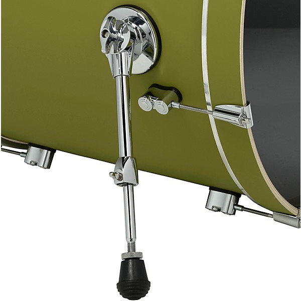 PDP by DW Concept Maple 5-Piece Shell Pack with Chrome Hardware Satin Olive