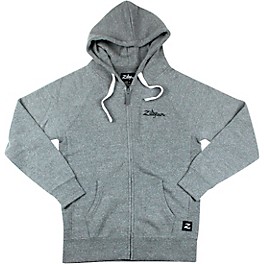 Zildjian Gray Zip Up Logo Hoodie Medium Gray Zildjian Gray Zip Up Logo Hoodie Large Gray