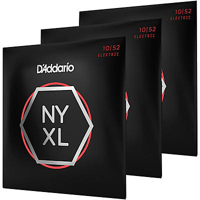 D'addario Nyxl1052 Light Top/Heavy Bottom Electric Guitar Strings 3-Pack Light/Heavy for sale